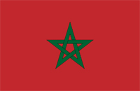 Flag of the Kingdom of Morocco 